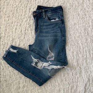 STS BLUE distressed skinny jeans